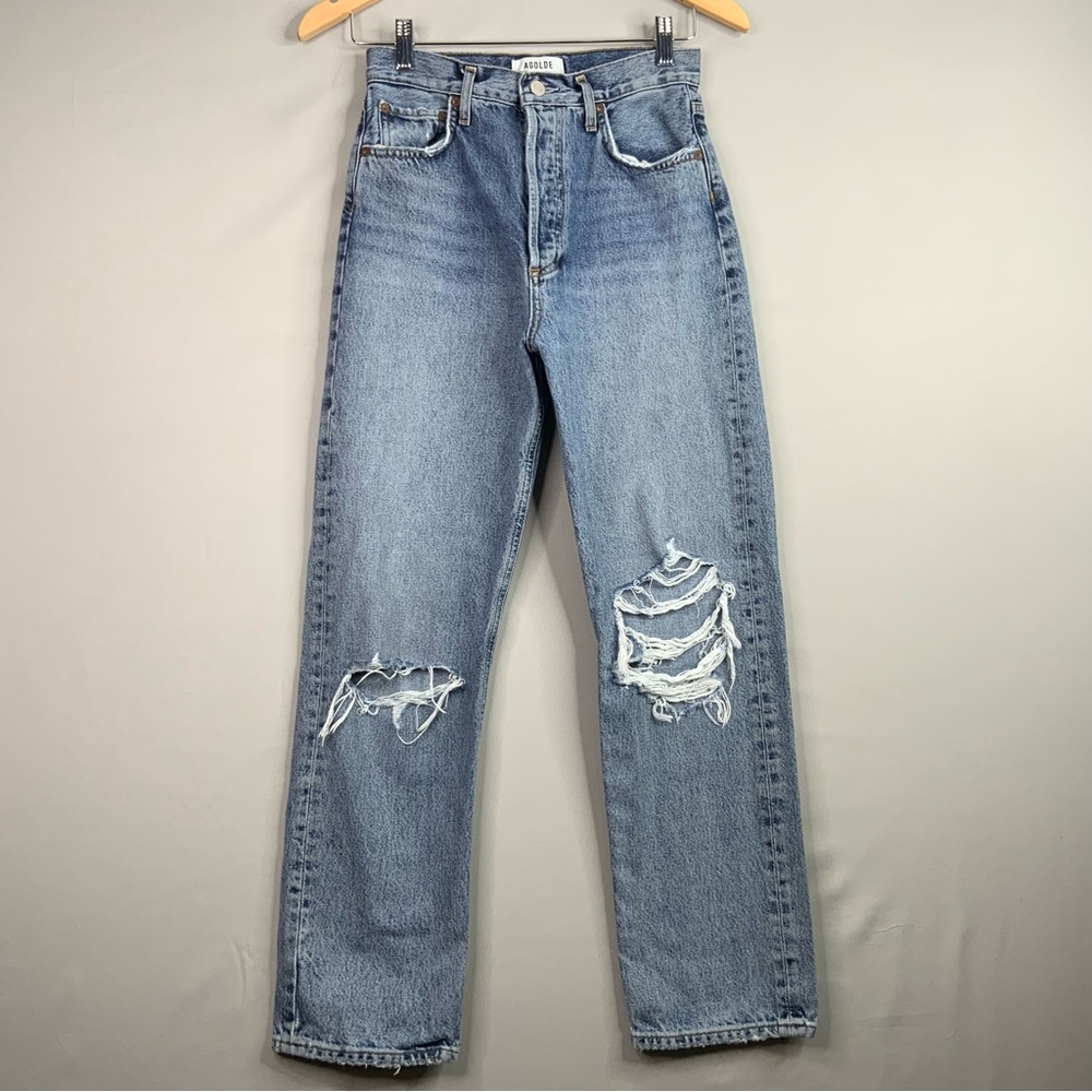 Agolde 90’s Pinch Waist Jeans in Backdrop. Style#A154C-1206. Women’s Size 29.